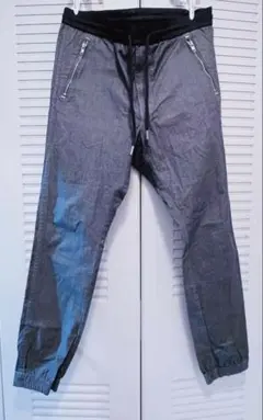 DIESELグレー ジョガーパンツ ジッパーポケット付き サイズ30