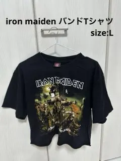 Iron Maiden Tシャツ リメイク クロップド丈