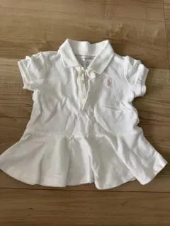 Ralph Lauren ホワイトポロシャツ 18M
