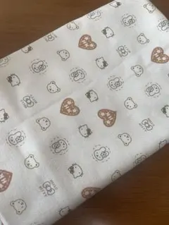 レア　ハローキティ　生地　はぎれ　平成レトロ　くすみ柄　サンリオ