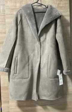 新品未使用タグ付き⭐️ZARA フェイクムートンコート⭐️ブラウン　M