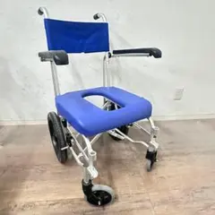 ミキ入浴用車いす　シャワーキャリーフローラ 介助型　※フットレスト（脚置き）なしのサムネイル