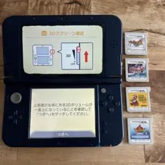 ニンテンドー3DS LL 本体 ゲーム4本付き