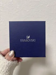 Swarovski ゴールド ピンク フープピアス