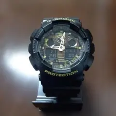 ジーショック　G-SHOCK　GA-100CF　カモフラ　電池新品　極美品