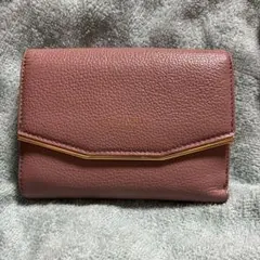 ブルーレーベルクレストブリッジ　二つ折り財布　本革　レザー