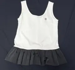 美品　BORDERS at BALCONY ボーダーズ　ペプラムトップス