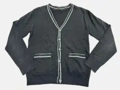 グローバルワーク★黒ニットカーディガン メンズ　Ｍ