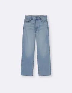 GU ジーユー　ハイライズストレートジーンズ　丈標準 サイズM