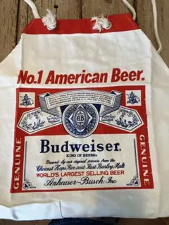 【未使用】Budweiser バドワイザー　キャンバス　エプロン　ヴィンテージ
