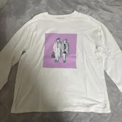 B:MING by BEAMS イラストプリント 長袖Tシャツ