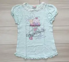 メゾピアノ　アイスクリームプリント Tシャツ　130