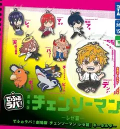 チェンソーマン ガチャガチャ でふぉらばストラップ　デンジ