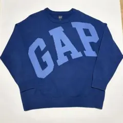 00s GAP ビッグロゴ コットンニット