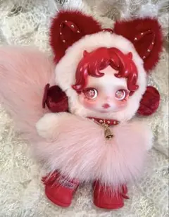 「151番」スカルパンダ ぬいぐるみ Amid Flowers XG風着せ替え服