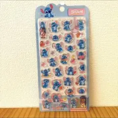 スティッチ　ディズニー　立体シール　ぷっくりシール
