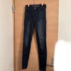 American Eagle ウォッシュド スキニージーンズ US0のサムネイル