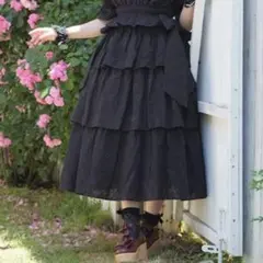 アクシーズファム　カワイイ　ロング　フレアスカート