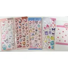 サンリオぷっくりシール4点セット＋おまけリフィル