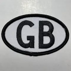 GB 刺繍パッチ Great Britain 国籍 UK グレートブリテン