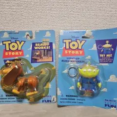 Disney　 トイ・ストーリー キーチェーン 2点セット