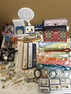 【遺品整理・生前整理品まとめ】ジュエリーセット・ジャンク、イミテイション、未使用