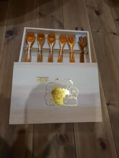☆すみっコぐらし☆フォーク☆スプーン☆木製カトラリーセット☆