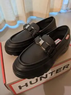 HUNTER　ローファー　使用１回のみ　23cmのサムネイル