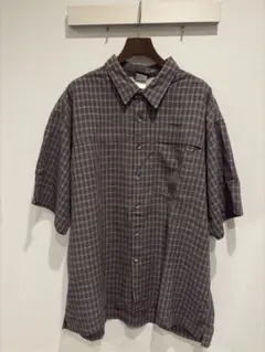 ノースフェイス　半袖シャツ　チェック　XXLのサムネイル