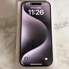 iPhone15pro ナチュラルチタニウム 128gb