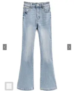 ハイウエストフレアデニムパンツ[cu498]