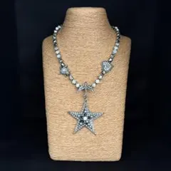 美品　AMARO スター　ハート　バード　ネックレス