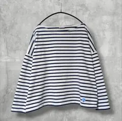 【美品】ORCIVAL オーシバル バスクシャツ フリーサイズ スリット