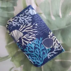 珊瑚柄　母子手帳ケース　お薬手帳ケース