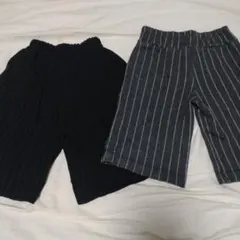 90サイズ プリーツショートパンツ 2点セット