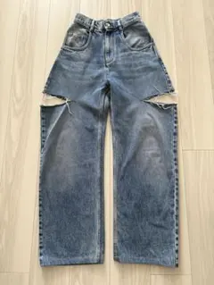 Maison Margiela カットアウト スラッシュ デニム 36 - メルカリ