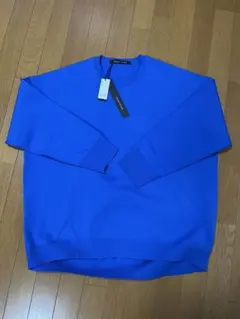 【専用】ミズイロインド　クルーネックワイドプルオーバー【ブルー】