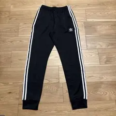 adidas 3本ライン ジャージパンツ ブラック