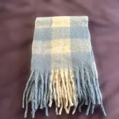 チェックマフラー