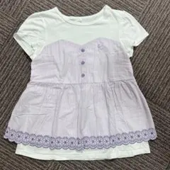 組曲 KUMIKYOKUキッズ Tシャツ 重ね着風 170cm