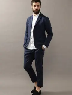 BEAUTY&YOUTH セットアップ ネイビー Primeflex