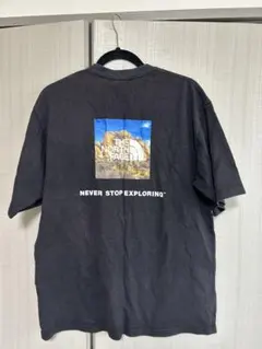 The North Face バックプリント Tシャツ L ブラック ロゴT