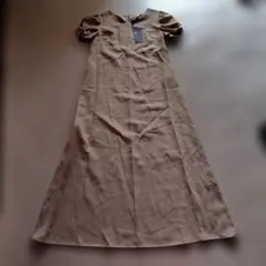 Karl Park Lane ベージュ 半袖ロングワンピース７号