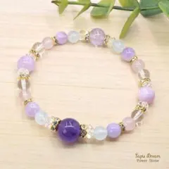 恋愛と家庭円満のお守り | アメジストのパワーストーン ブレスレット