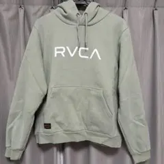 RVCA グリーン フード付きパーカー　レディースのサムネイル