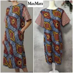 Max Mara ウィークエンドマックスマーラ　ロングワンピース　アフリカン総柄のサムネイル
