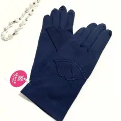 訳あり　新品　SeeByChloe　シーバイクロエ 　夏用　手袋　ネイビーのサムネイル