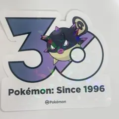 ポケモン 韓国限定 30周年記念 ステッカー モルペコ はらぺこもよう 1