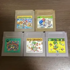 ゲームボーイ　5本セット(ヨッシー、マリオ)