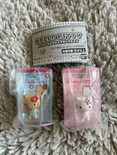 ハローキティ パッケージミニチュアコレクション キルト 日焼けキティ ガチャ